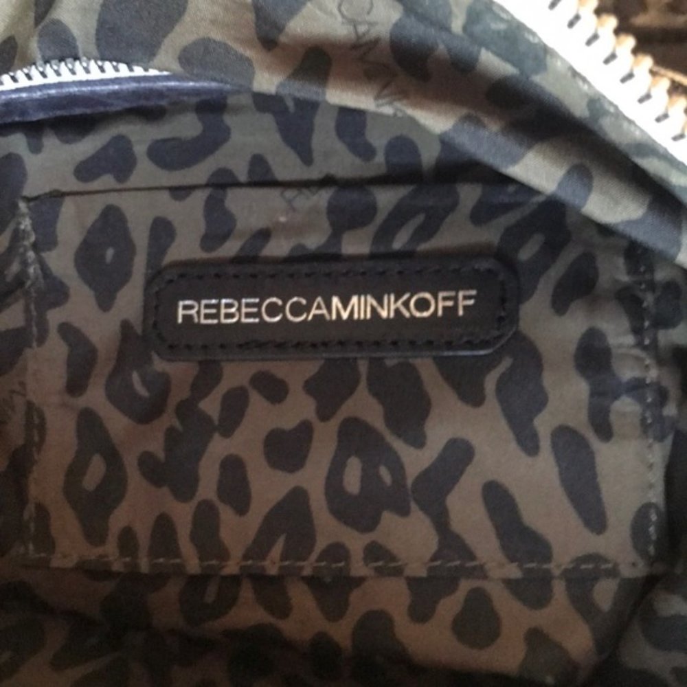 REBECCA MINKOFF Mini MAB Canvas Satchel Handbag - Picture 13 of 15